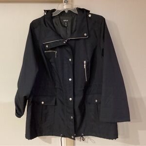 Style & Co Black lightweight jacket Size 24